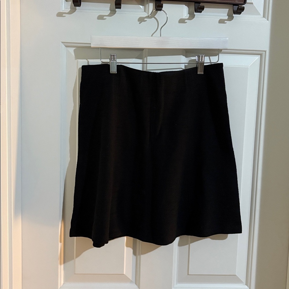 LOFT Classic Black A-Line Skirt